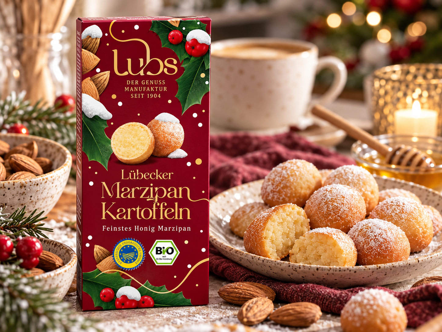 Festive Lübecker Marzipan Treats